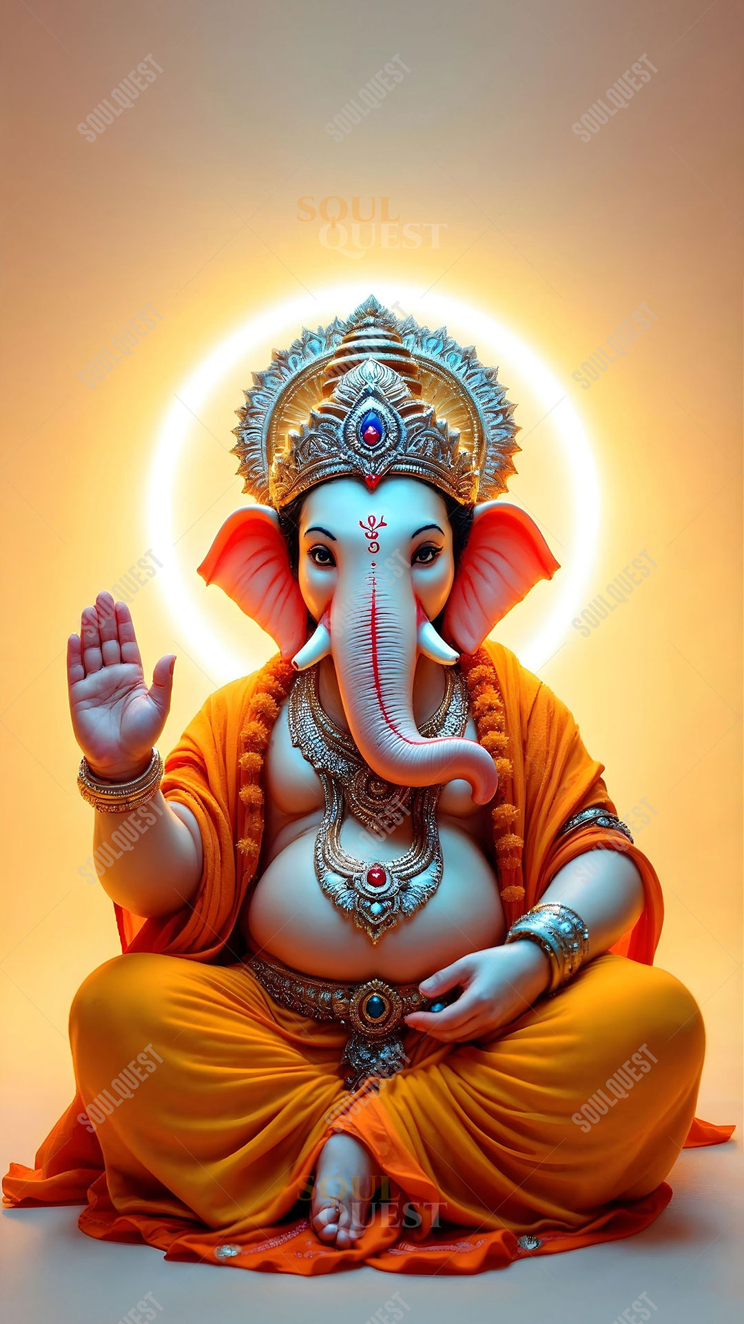Divine Lord Ganesha Artwork – Guardian of Devotees