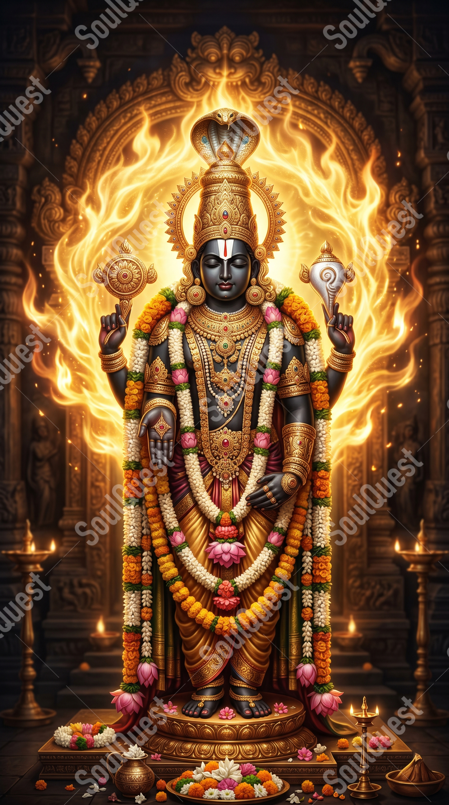 Divine Lord Venkateswara   Artwork – Divine Balance